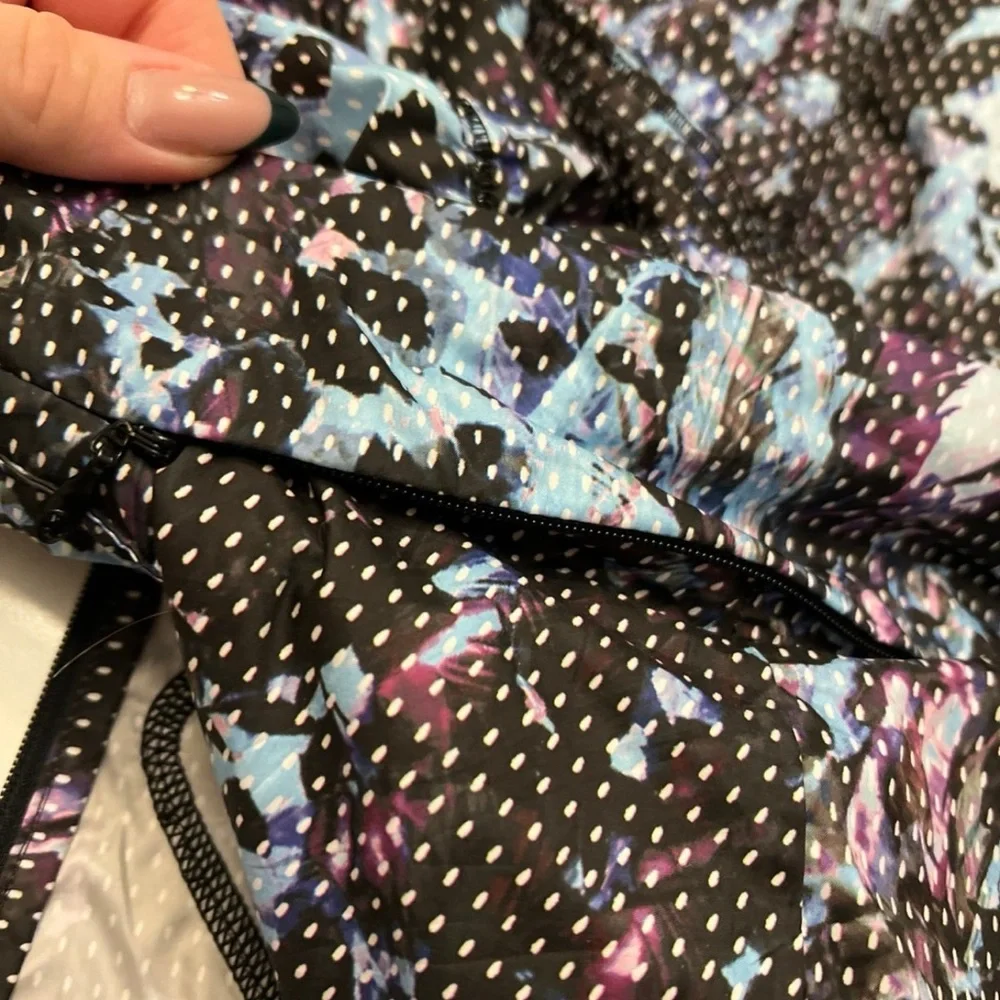 Lululemon Back Pack It Jacket Floral Sport Tranquil Blue Multi